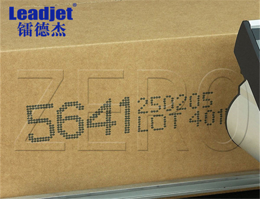 A100 Automatic Drop On Demand Inkjet Printing , Leadjet Expiry Date Coding Machine