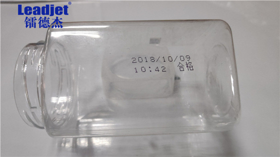 Food Packages Leadjet Inkjet Printer / Expiry Date Coding Machine With Samrt Cartridge