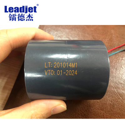 Leadjet HDPE PVC PE Pipes Fiber Laser Marking Machine Industrial 30W Online Fiber Laser Coder