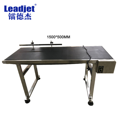 Industrial Belt Conveyor Machine 220V 1500×550×750mm Size Stainless Steel Material