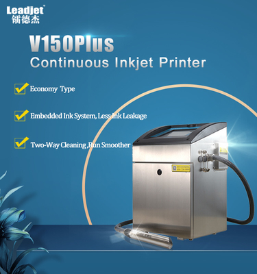 Professional CIJ Inkjet Printer 1.5-20mm Print Dimension With Touch Screen