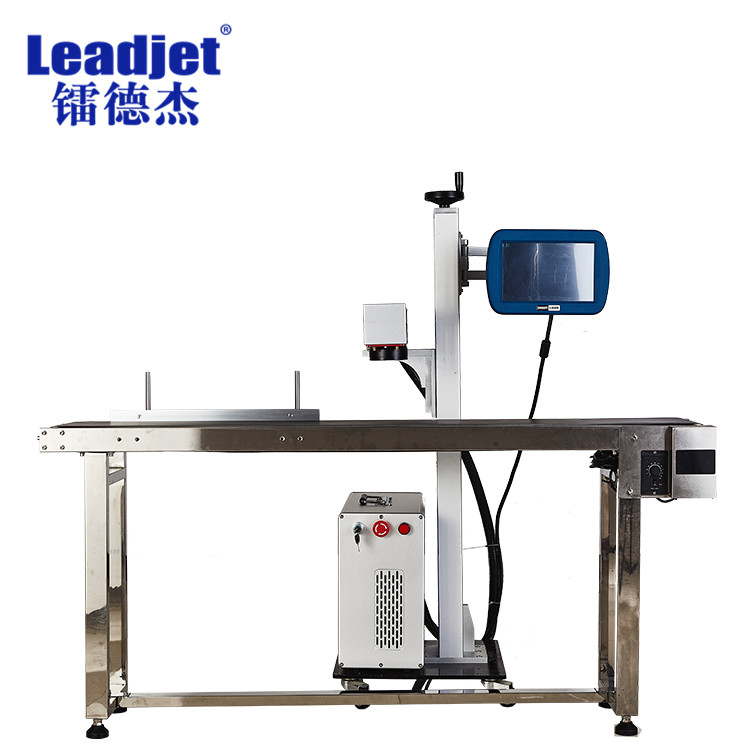 F-20R-Mental Date Fiber Laser Marking Machine Laser Source No Consumable 7000mm/S Max Marking Speed For Production Lines