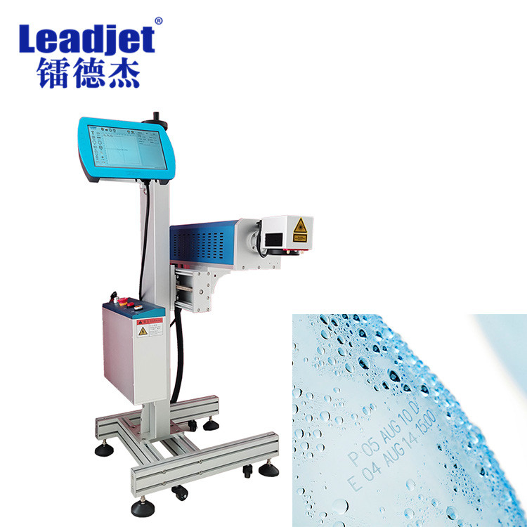 Leadjet CO2 Laser Coding Machine For Non Metal Materials 0.2mm Makeable Depth