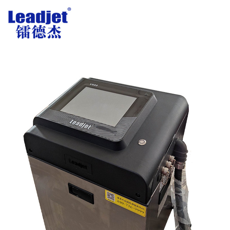 1-4 lines 20mm height Stainless Steel Continuous Batch Number Inkjet Printer Coding Machine For Aluminum Can